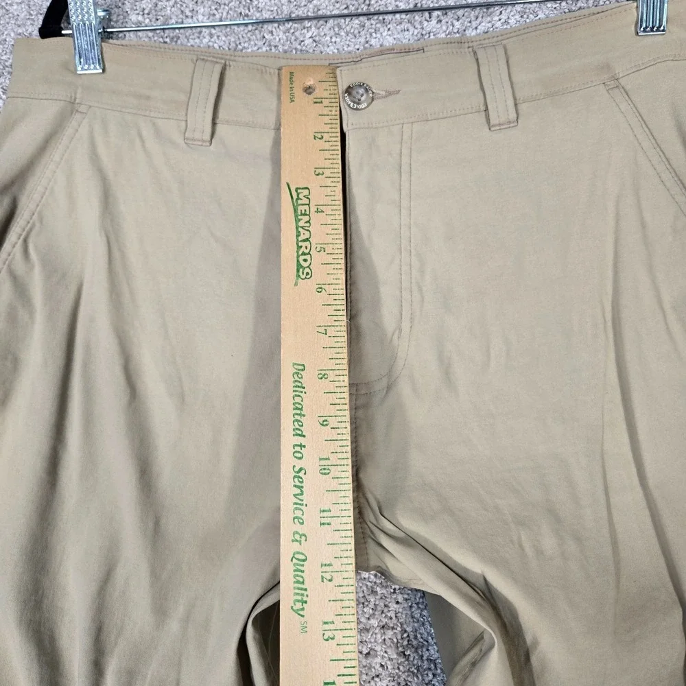 Eddie Bauer Travex‎ Shorts Men 35x10 Beige Nylon stretch Hiking
